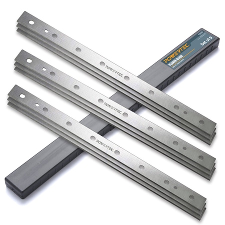 Powertec 13 In Planer Blades for DeWalt DW735, DW735X Planer, RPL Woodworking Planer Knives for DW7352, 9PK 12800-P3